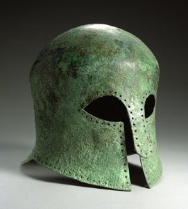 Korinthische helm, late 7e eeuw v.Chr. (brons)